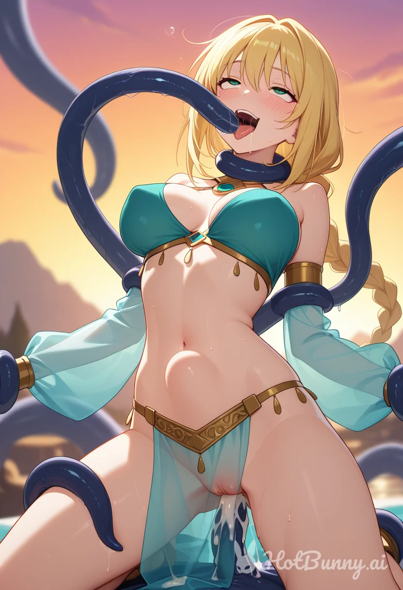 Tentacles Blonde Bikini Ai Hentai