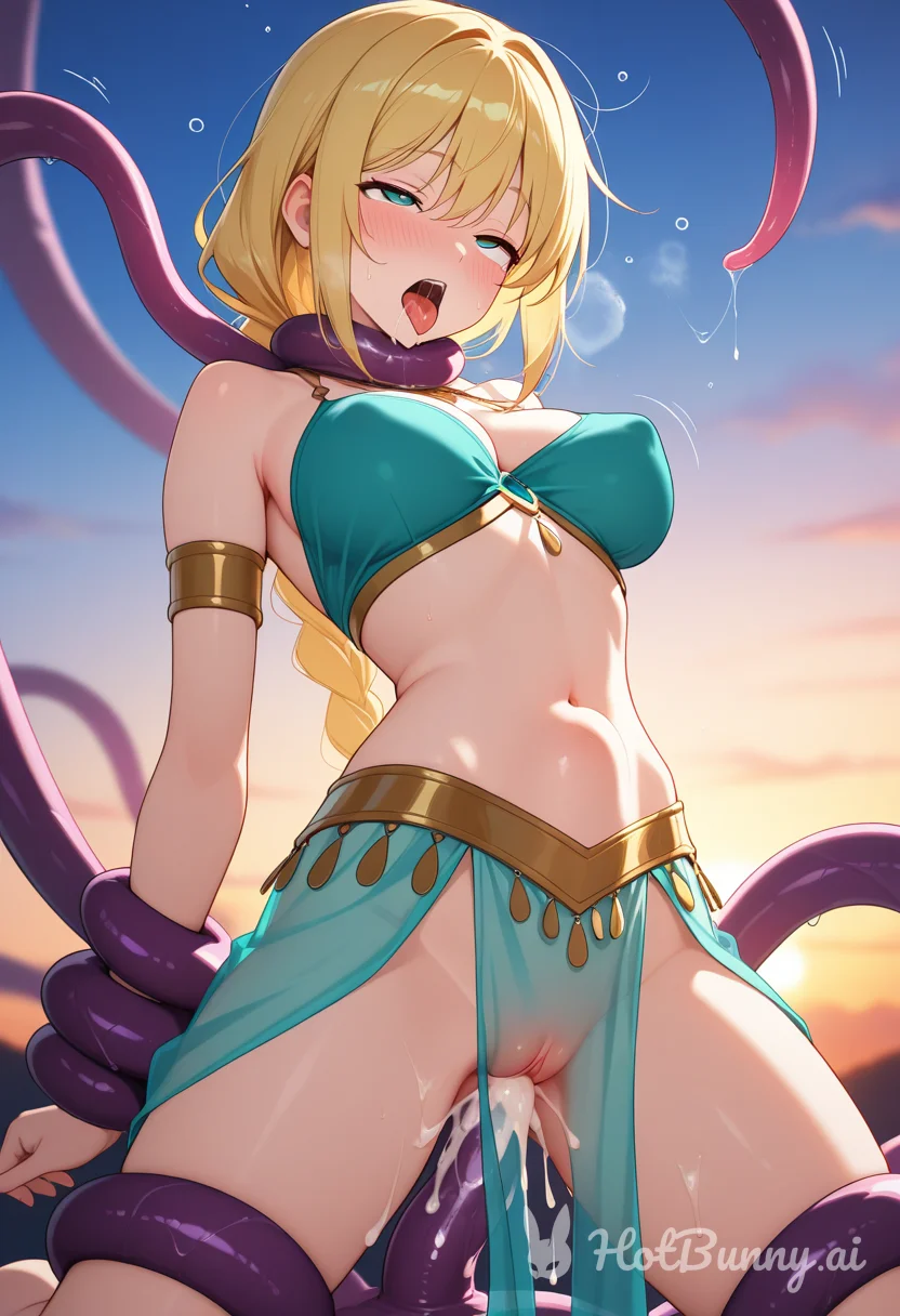 Tentacles Creampie Blonde Ai Hentai