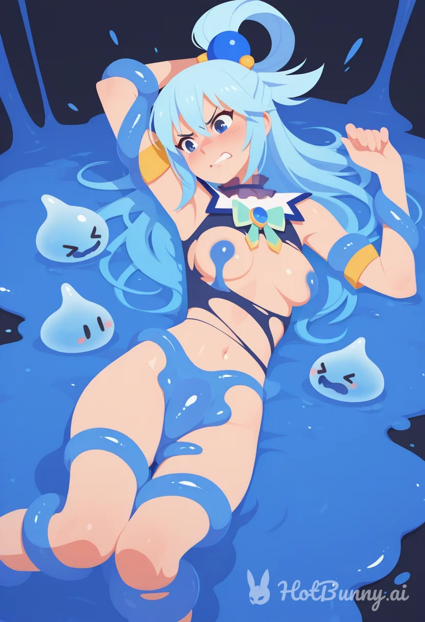 Aqua is in another sticky situation 