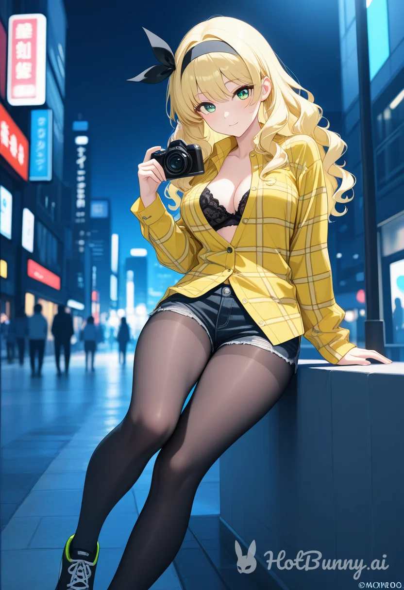 Blonde Lingerie Ai Hentai