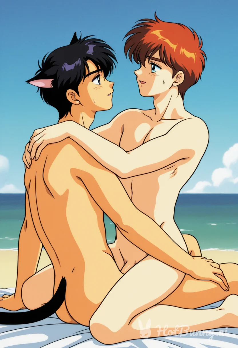 Nude beach time