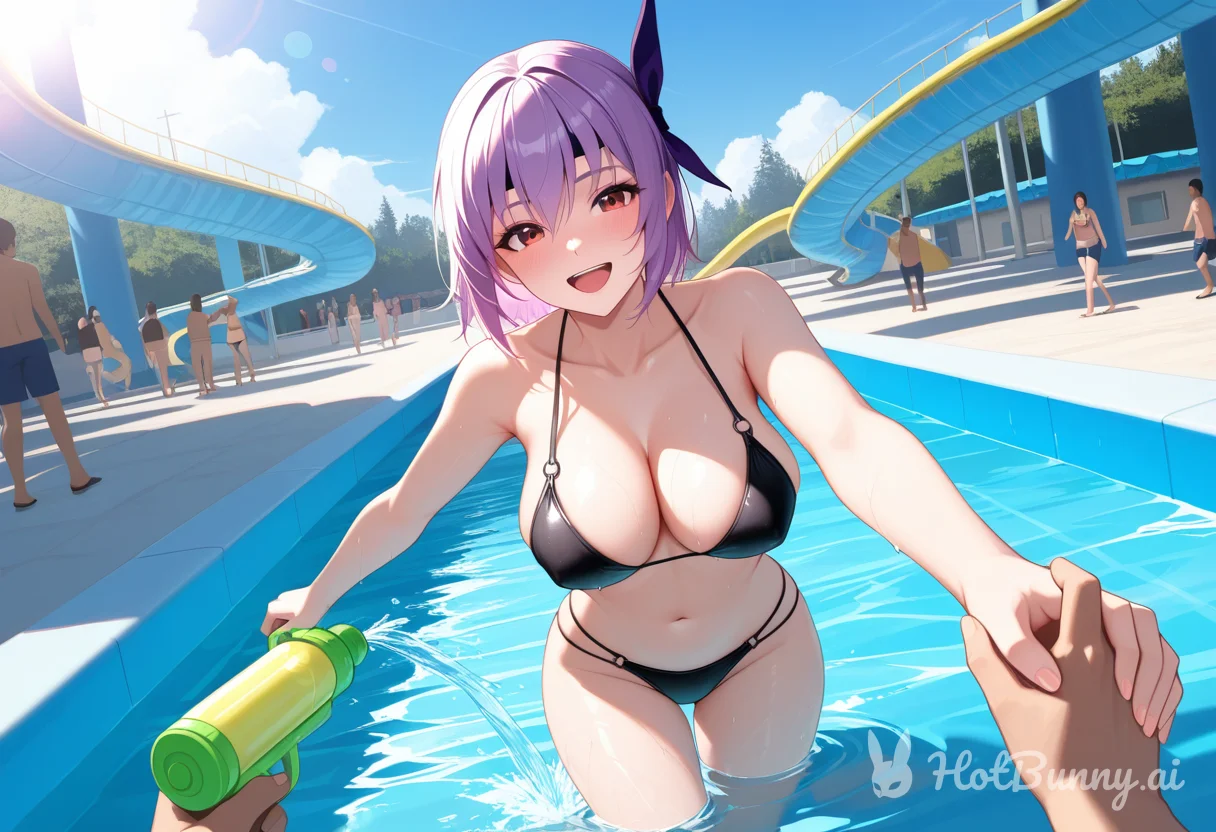 purple haired goddess...