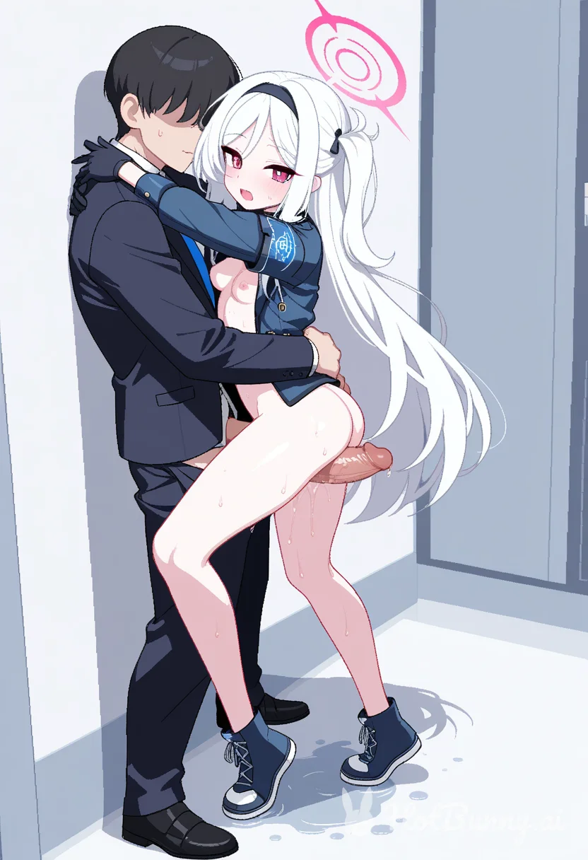 Sensei from Blue Archive Thighjob Ai Hentai