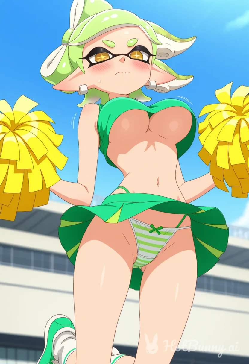 Marie splatfest cheerleading