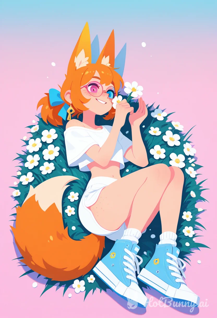 HB needs more cute girls with flowers