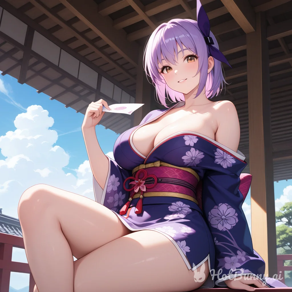 purple haired goddess...