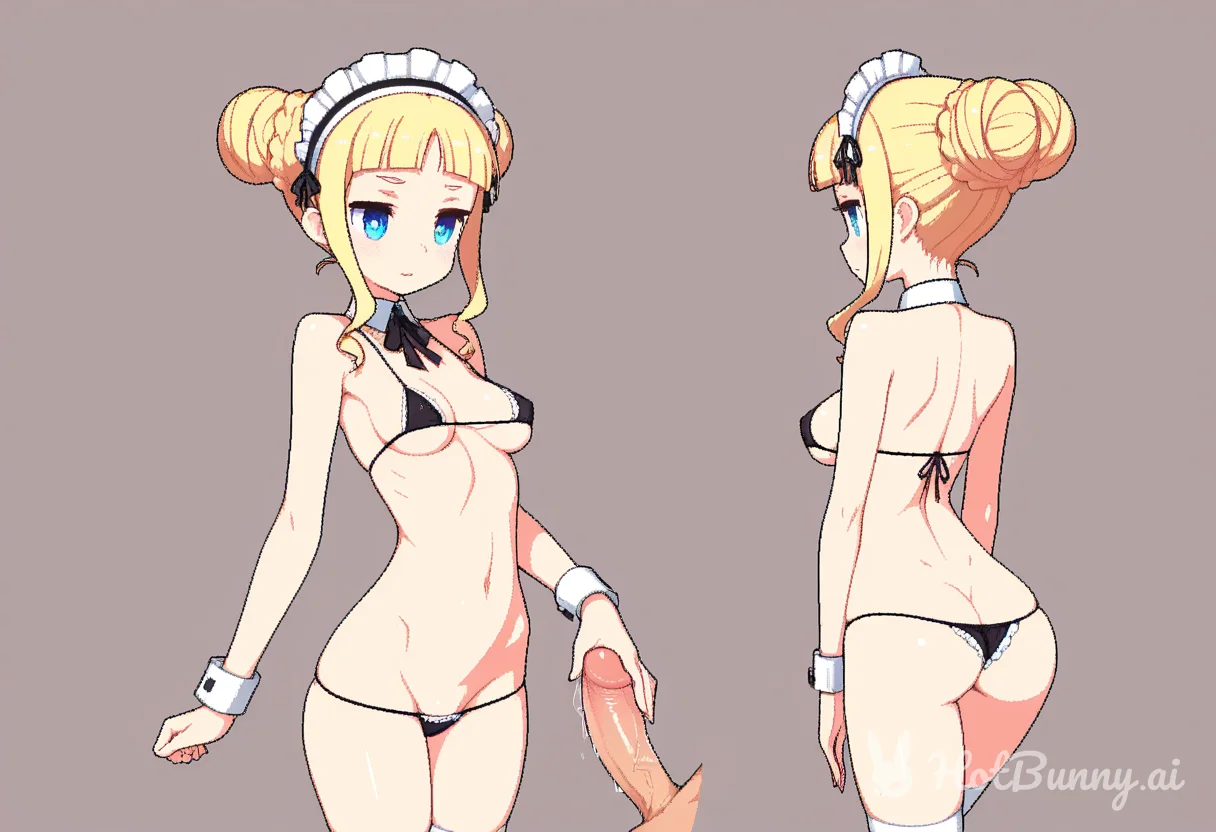 Maid Swimsuit Blonde Ai Hentai
