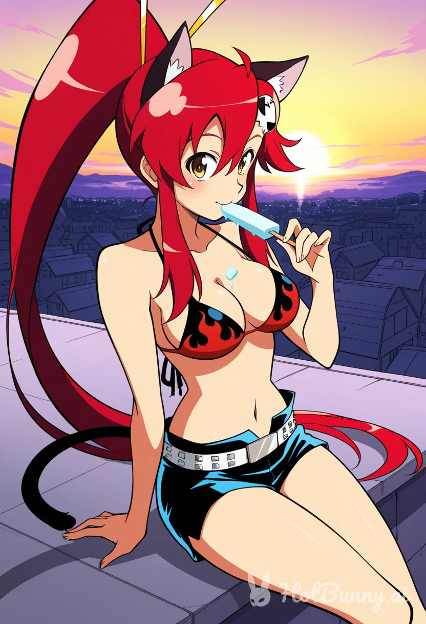 Cat Girl Swimsuit Ai Hentai