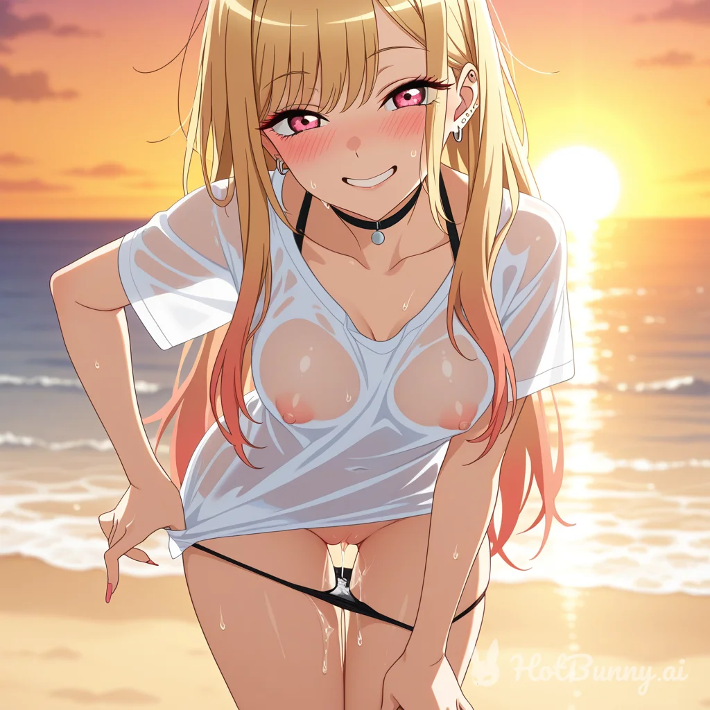 Swimsuit Blonde Ai Hentai