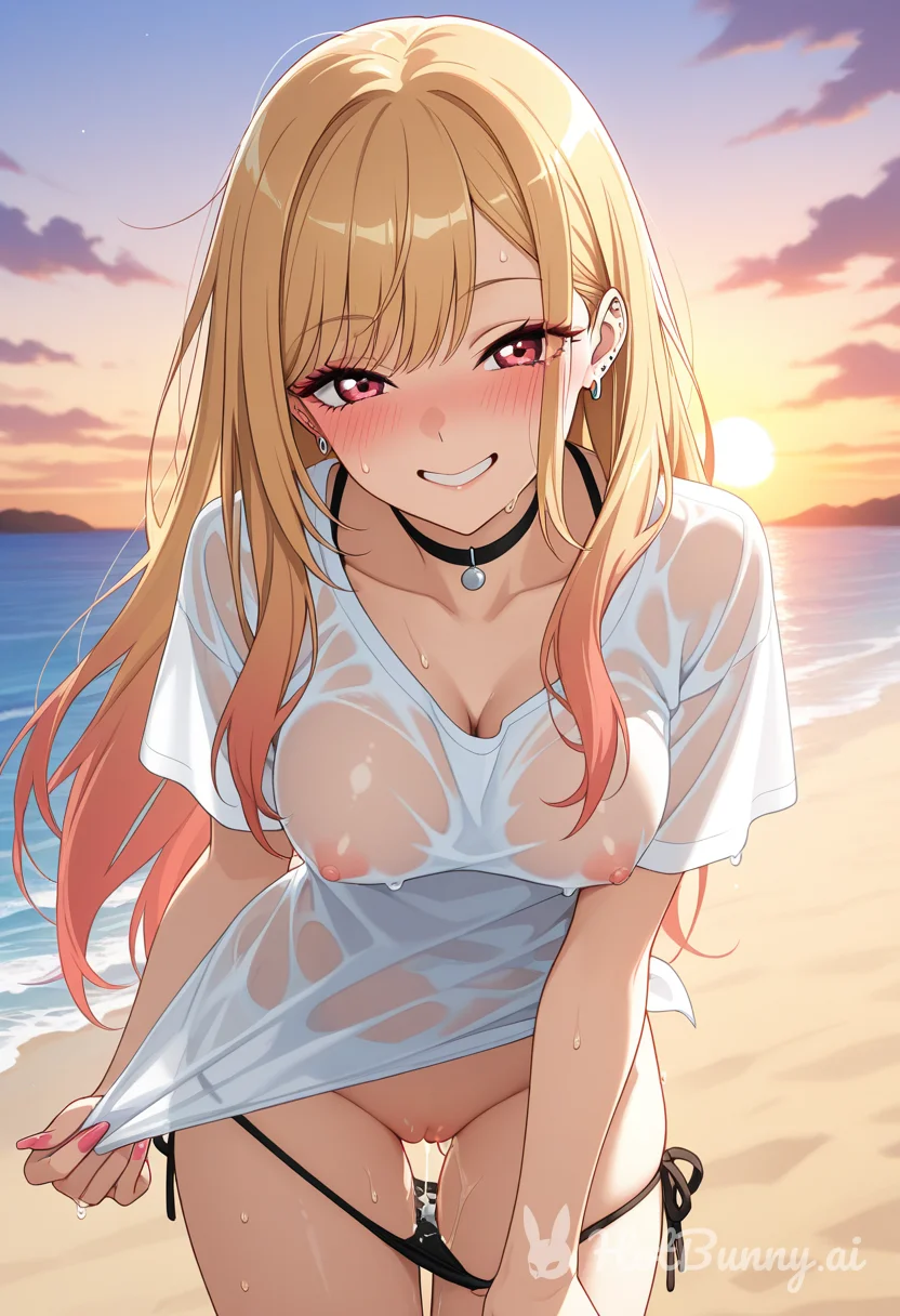 Swimsuit Blonde Ai Hentai