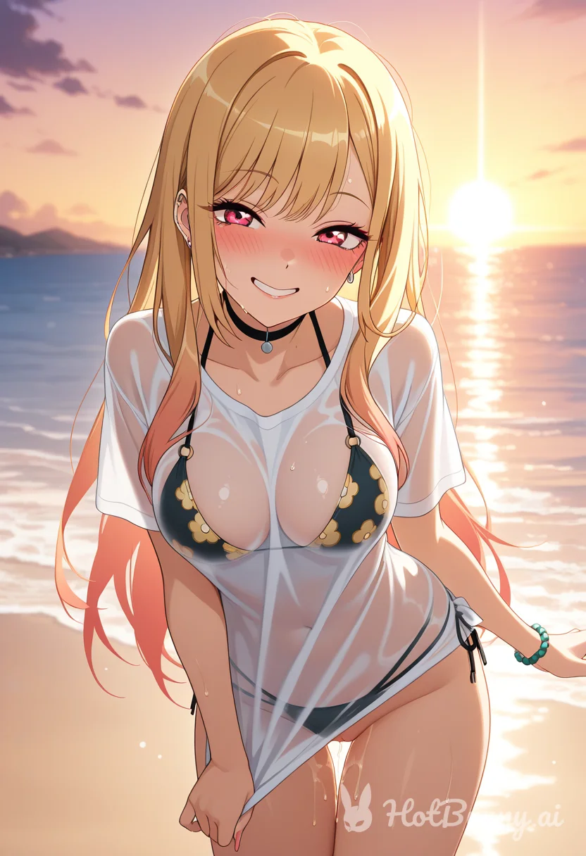 Swimsuit Blonde Ai Hentai