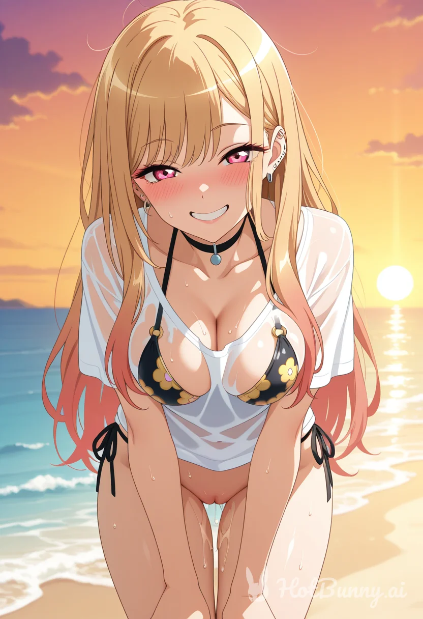 Swimsuit Blonde Ai Hentai