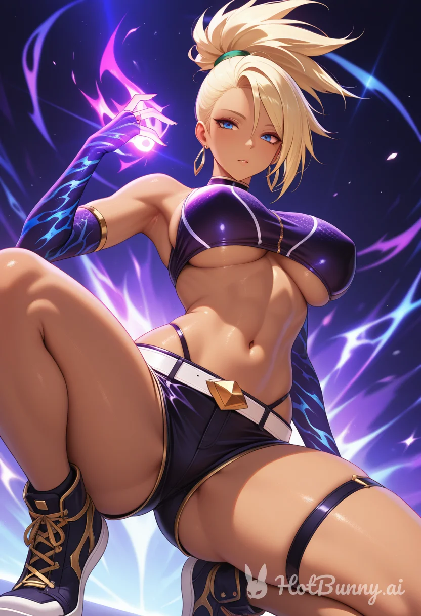 Ebony Blonde Ai Hentai