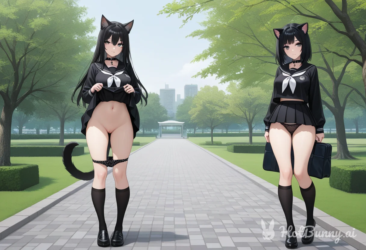 Cat Girl Public Schoolgirl Ai Hentai