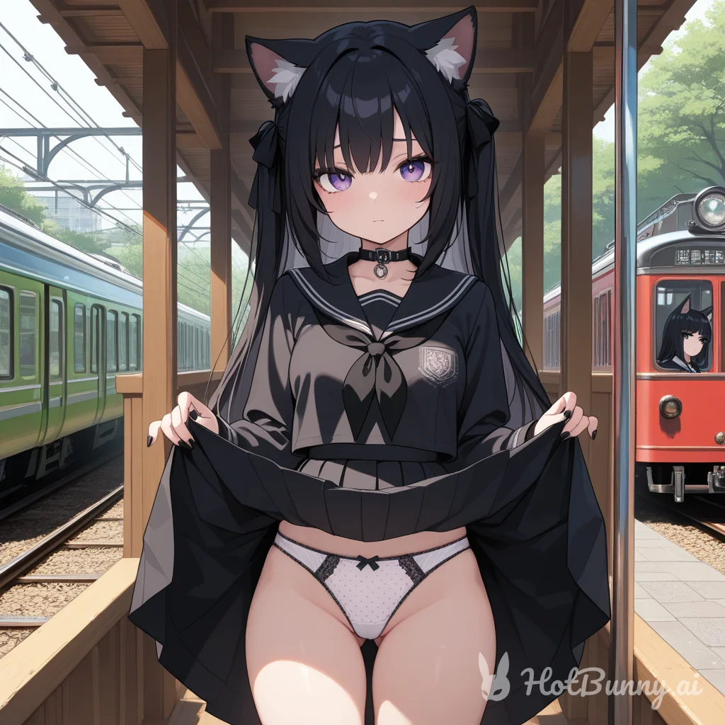 Cat Girl Schoolgirl Train Ai Hentai