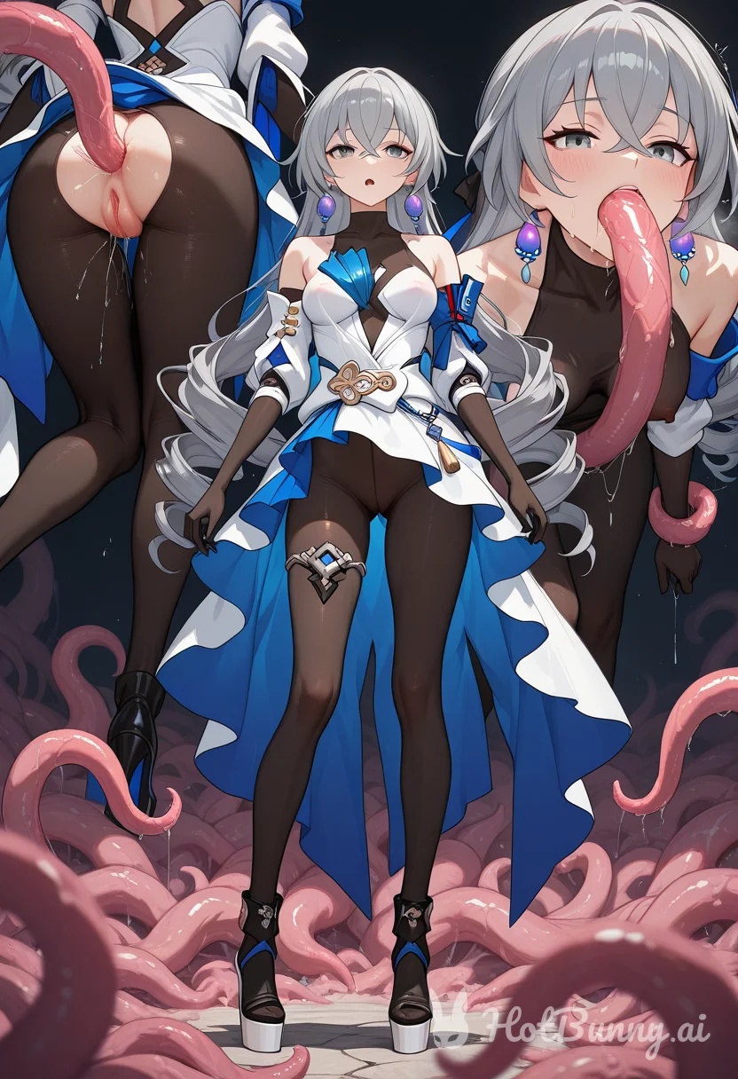 Bronya Rand from Honkai Star Rail Tentacles Ai Hentai