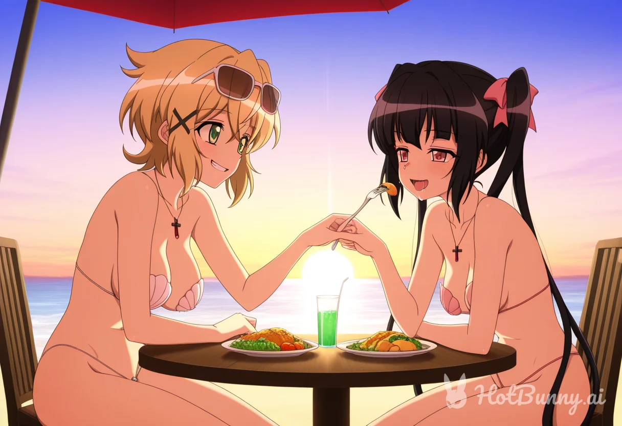 Kirika & Shirabe Breakfast