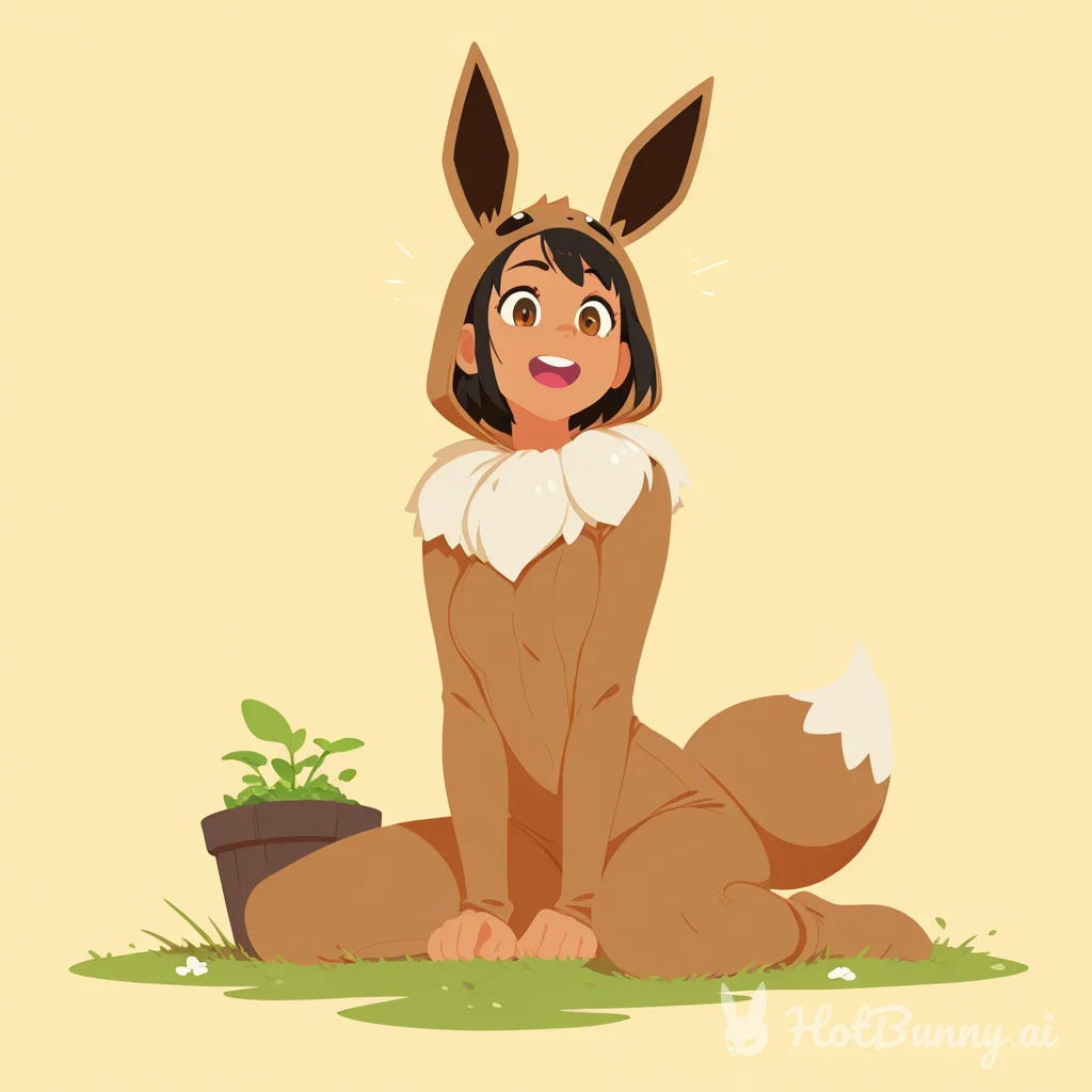 Eevee from Pokemon Ai Hentai