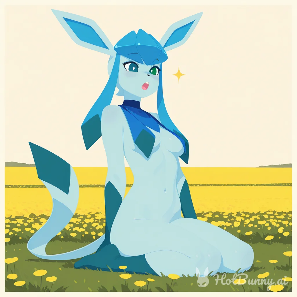 Glaceon from Pokemon Furry Ai Hentai