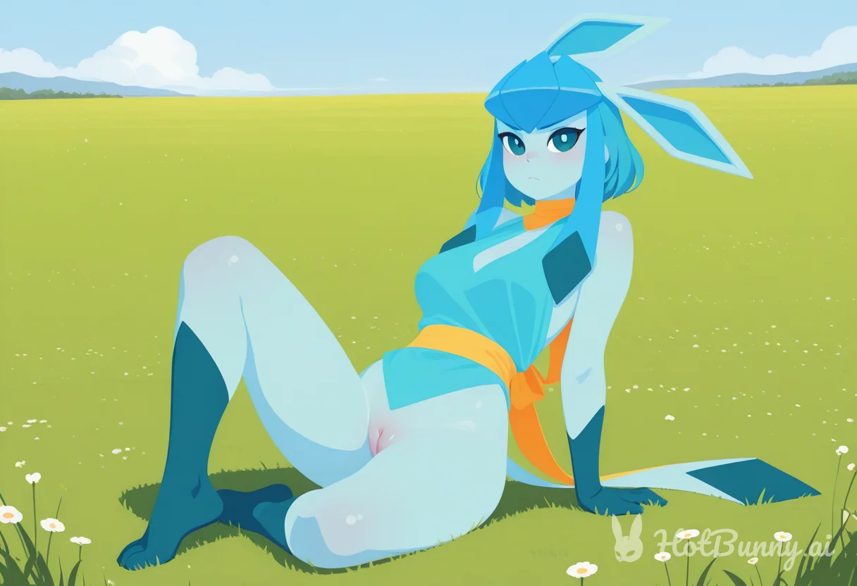 Glaceon from Pokemon Furry Ai Hentai