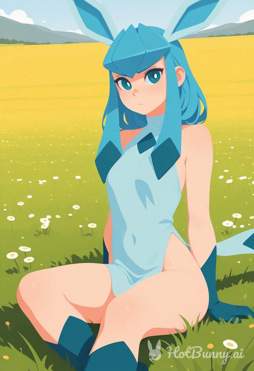 Glaceon from Pokemon Ai Hentai