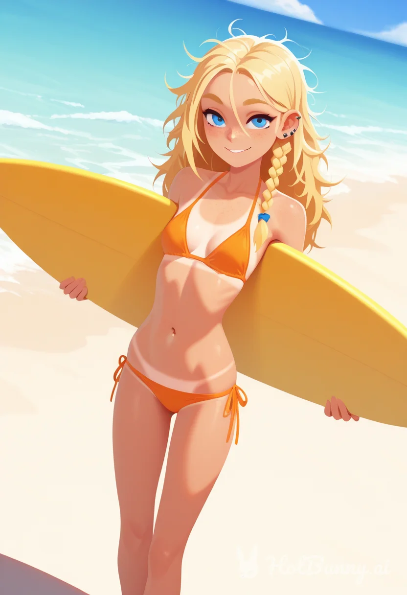Juniper hits the beach