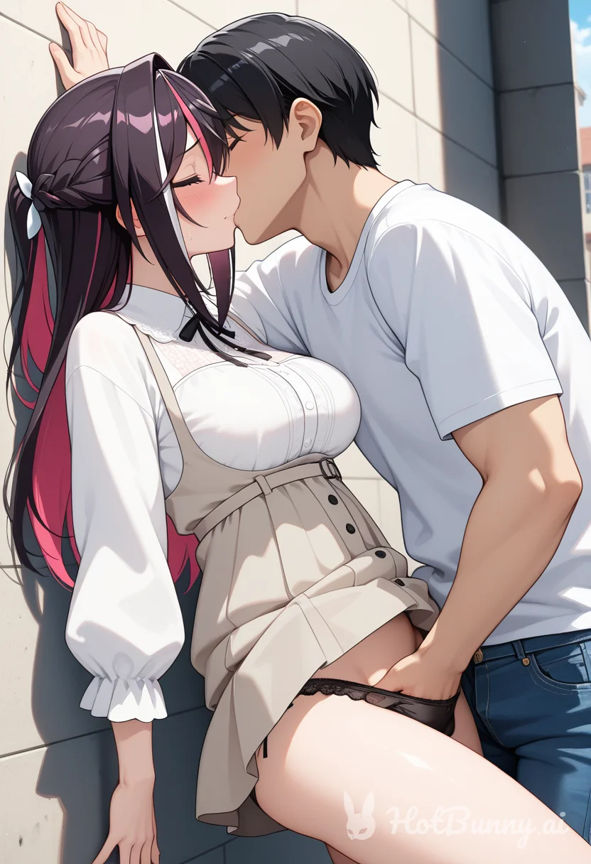 Playing her pussy