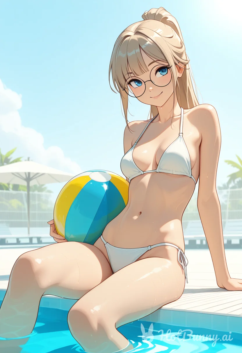 Swimsuit Blonde Ai Hentai