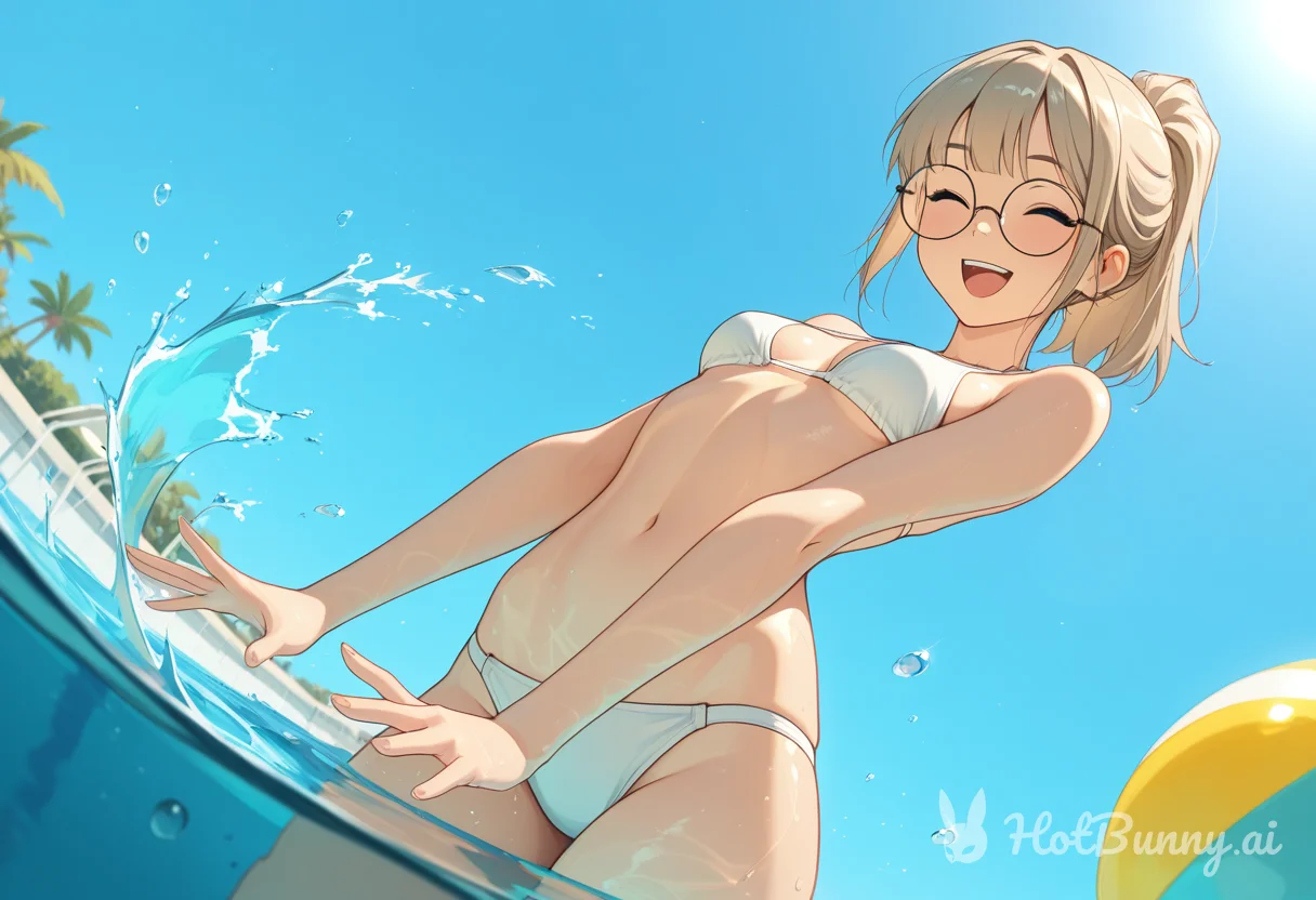 Swimsuit Blonde Ai Hentai