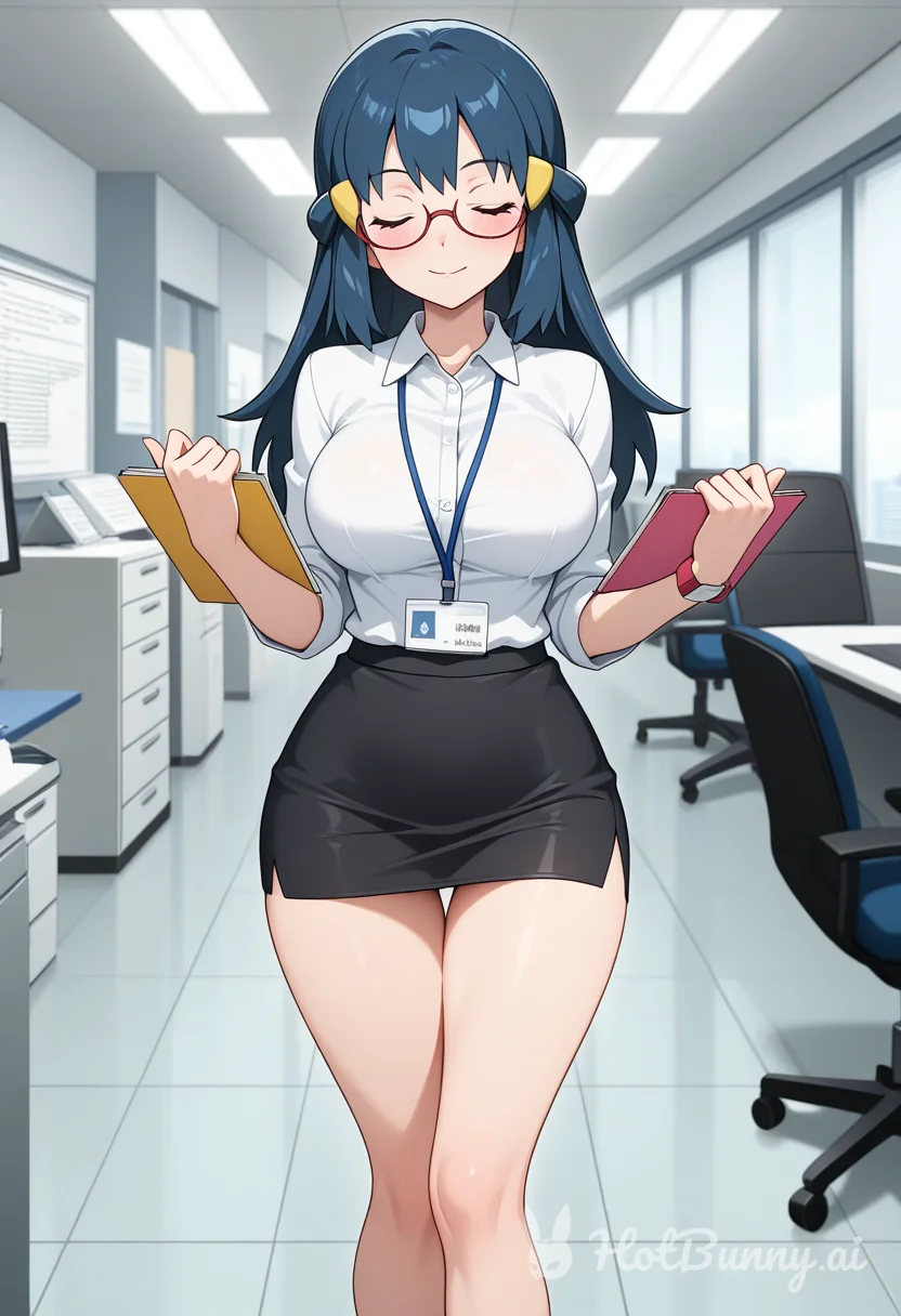 dawn office worker