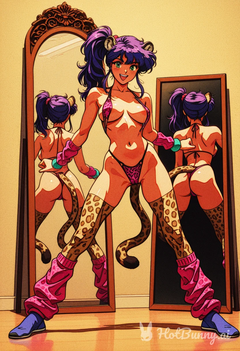 Aerobics Cat Girl