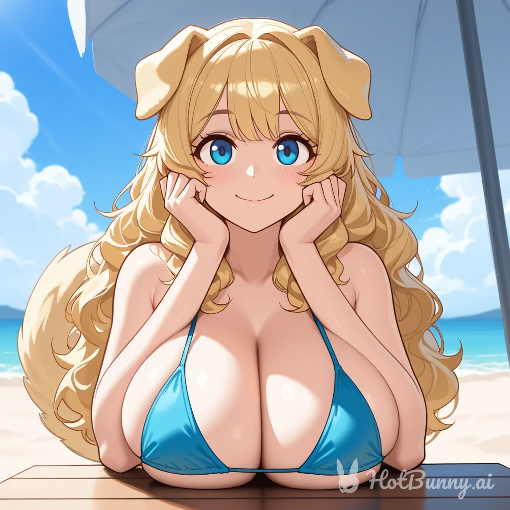 Dog Girl Swimsuit Huge Tits Ai Hentai