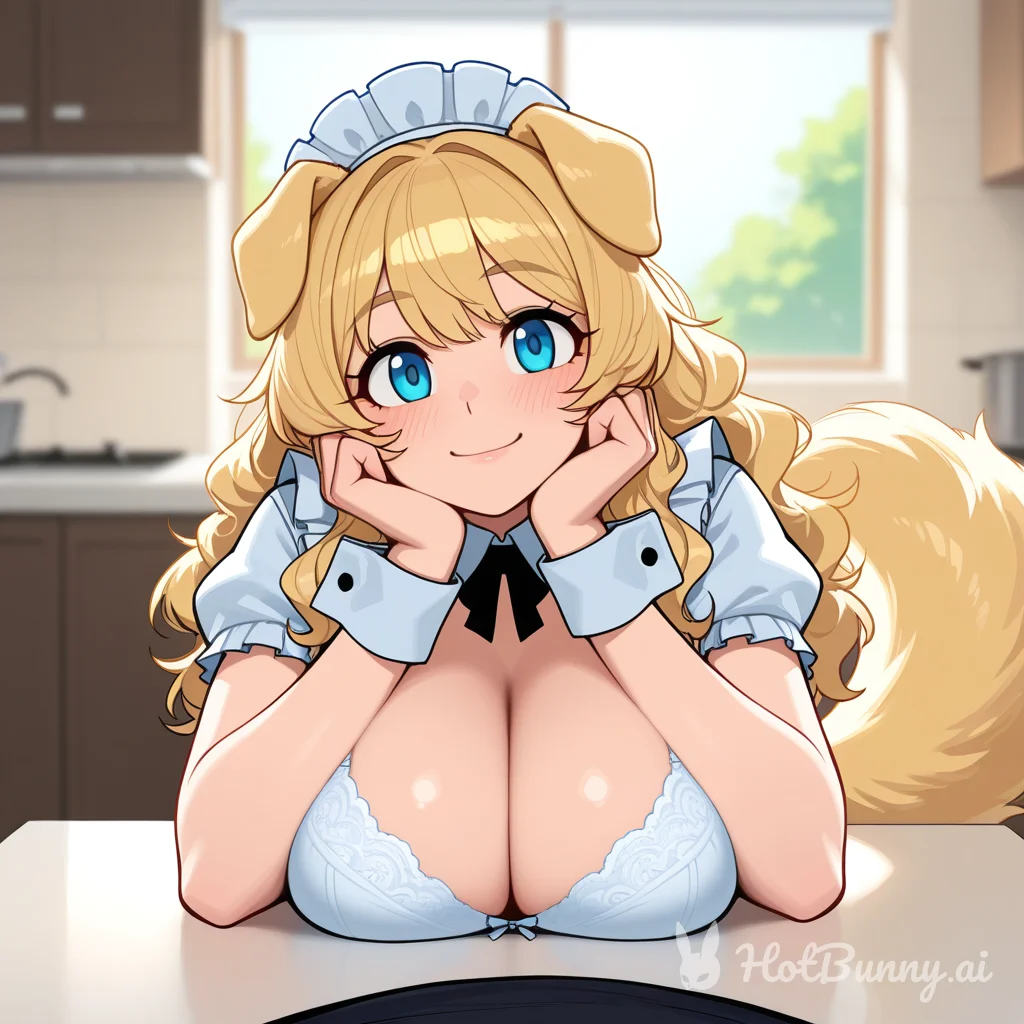 Dog Girl Maid Blonde Ai Hentai