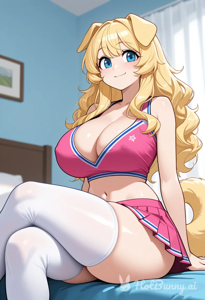 Dog Girl Blonde Cheerleader Ai Hentai