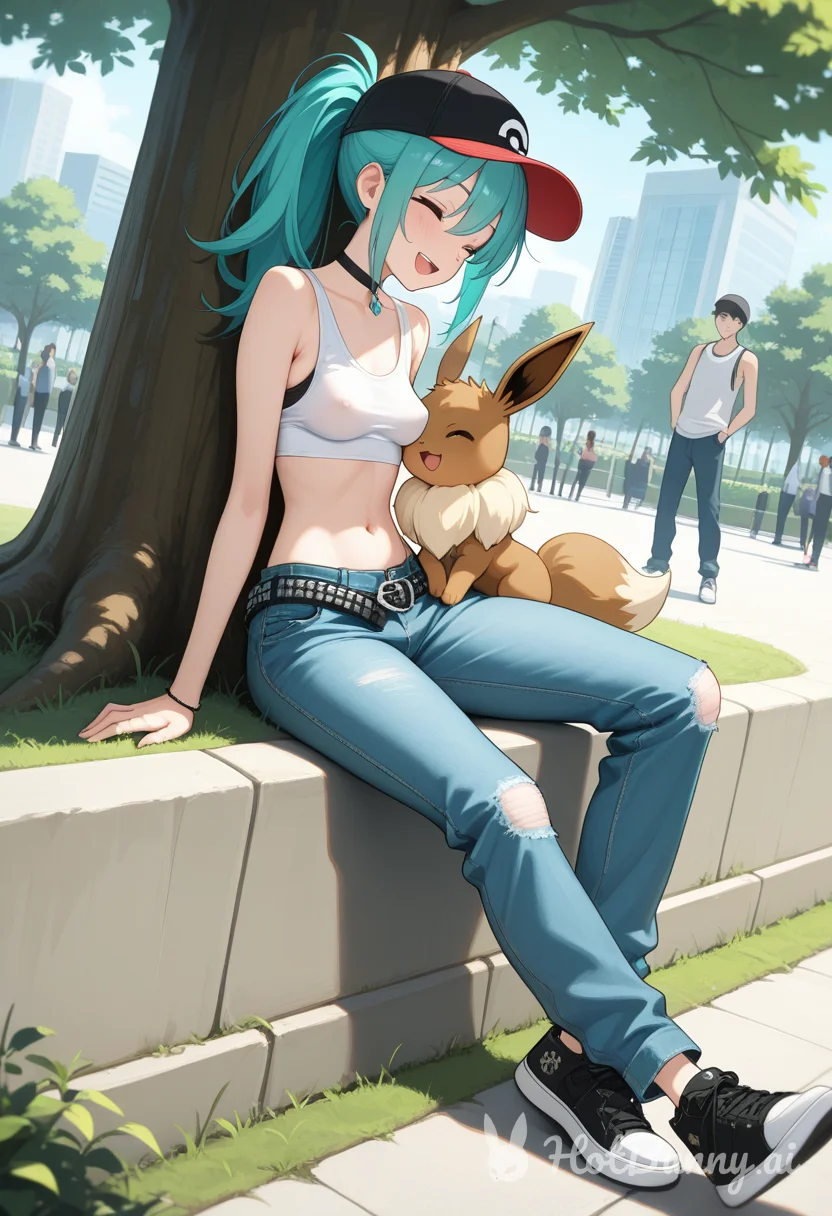Eevee from Pokemon Ai Hentai