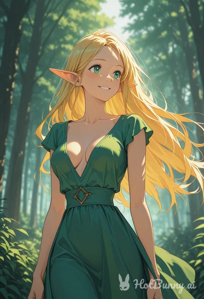 Elf Blonde Ai Hentai