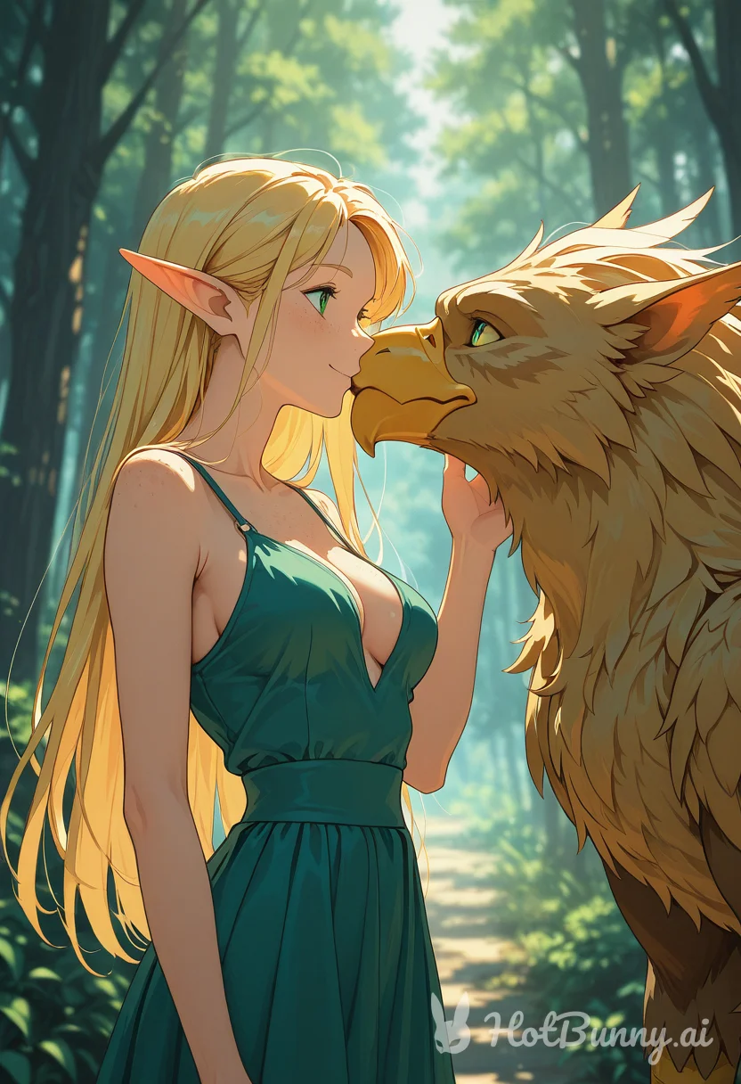 Elf Blonde Ai Hentai