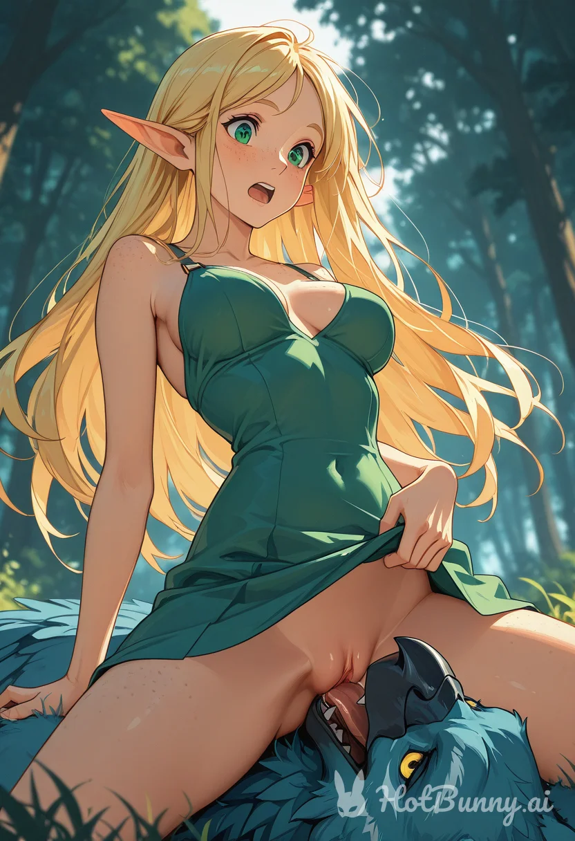 Elf Pussy Licking Blonde Ai Hentai