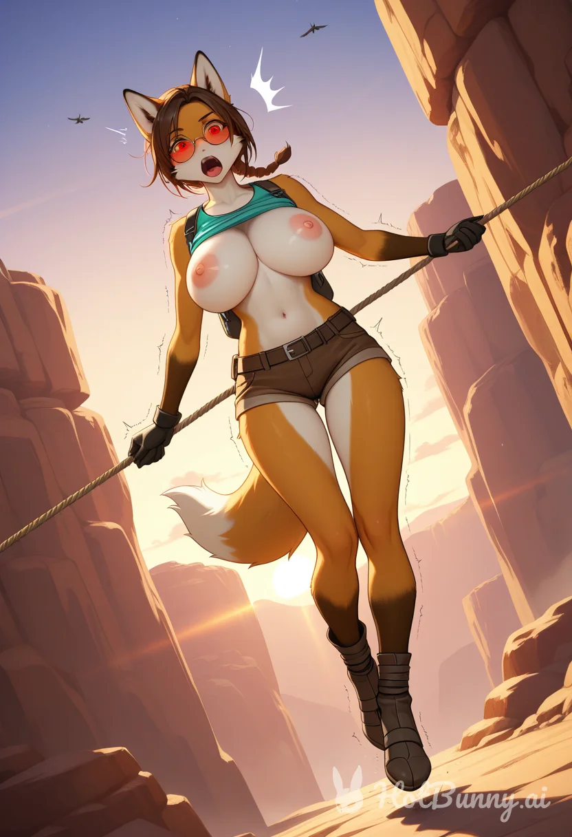 Lara Croft (Tomb Raider) - furry cosplay