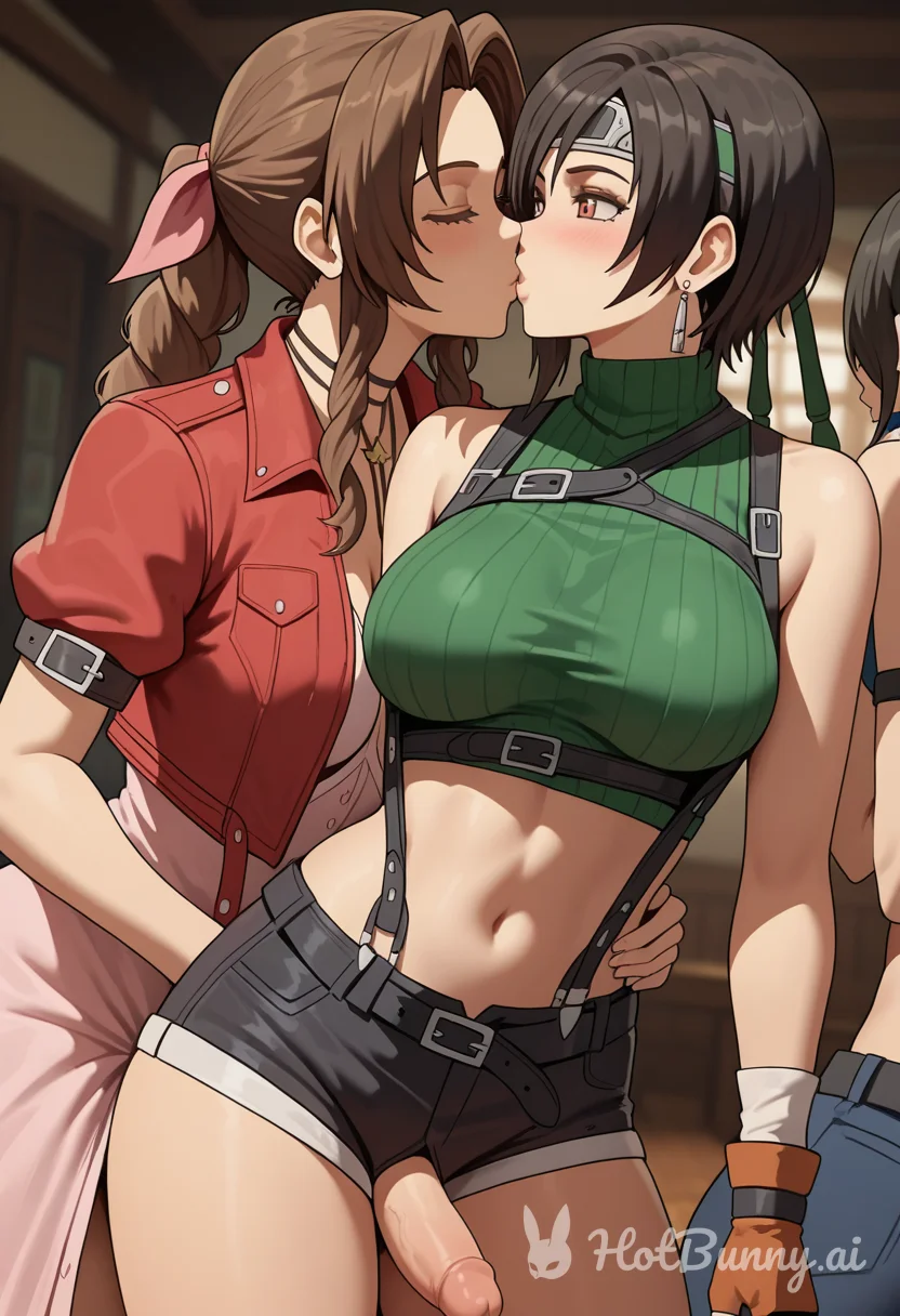 Tifa and Aerith Futanari Ai Hentai