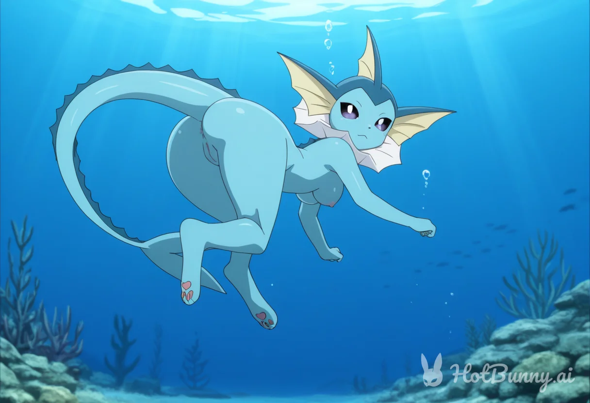 Vaporeon from Pokemon Furry Ai Hentai