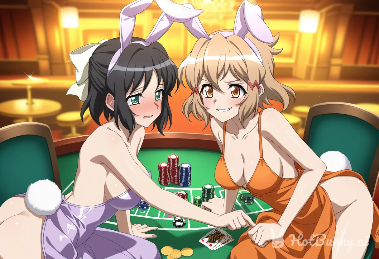 Lesbian Bunny Girl Blonde Ai Hentai