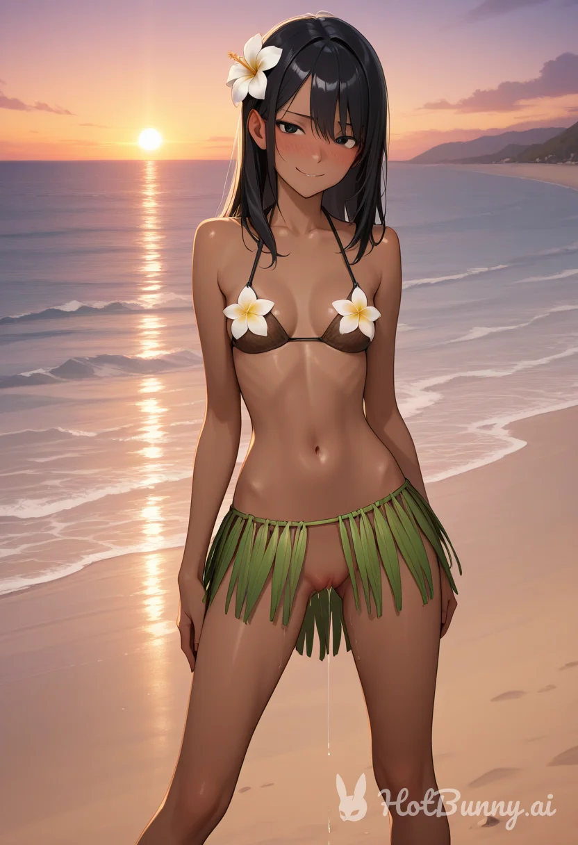 Ebony Swimsuit Ai Hentai