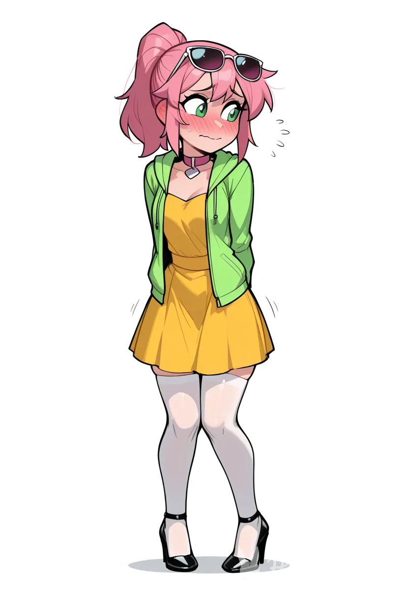 Ready for her date~