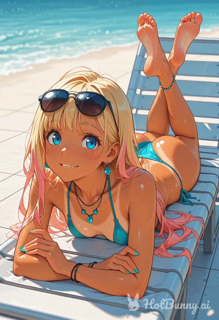 Feet Ebony Swimsuit Ai Hentai