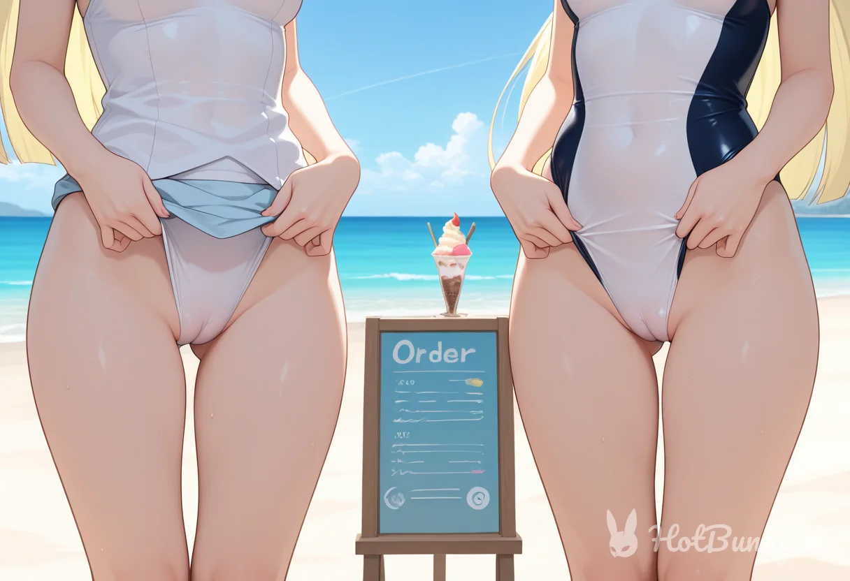 Swimsuit Blonde Ai Hentai