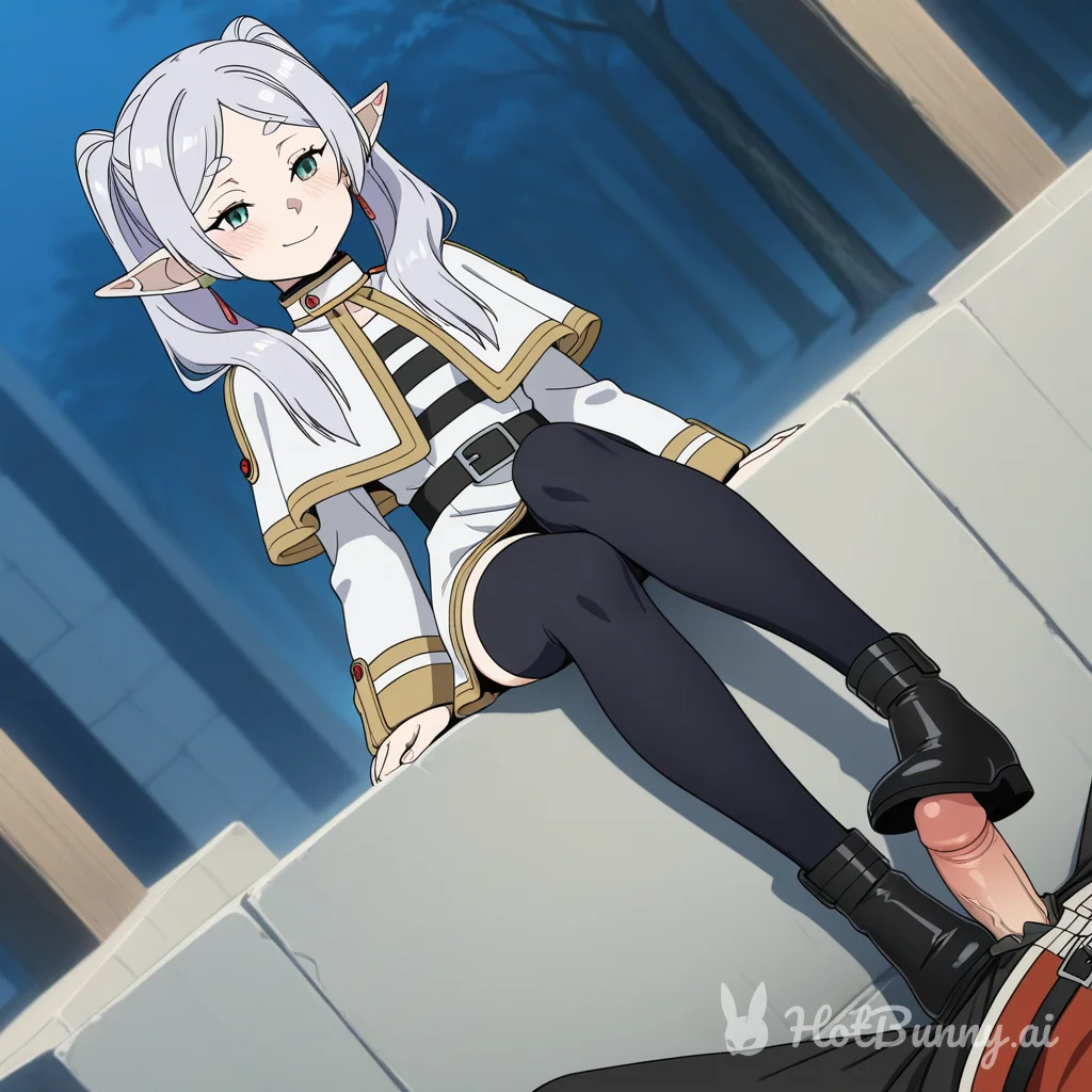 Frieren Elf Footjob Ai Hentai