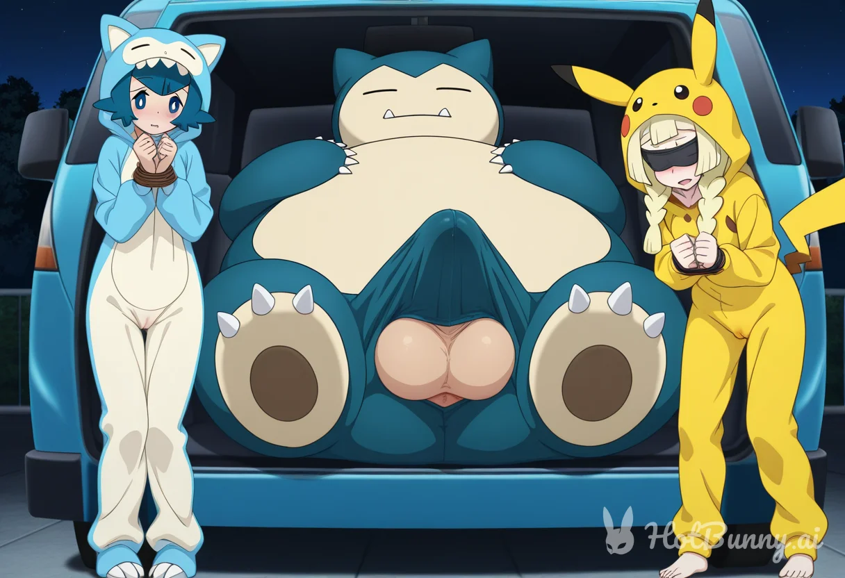 Snorlax from Pokemon Bondage Ai Hentai