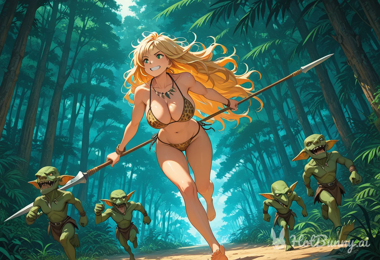 Goblin Swimsuit Blonde Ai Hentai