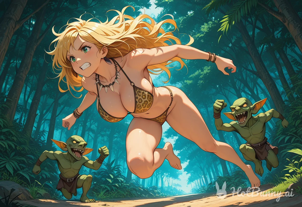 Goblin Swimsuit Blonde Ai Hentai